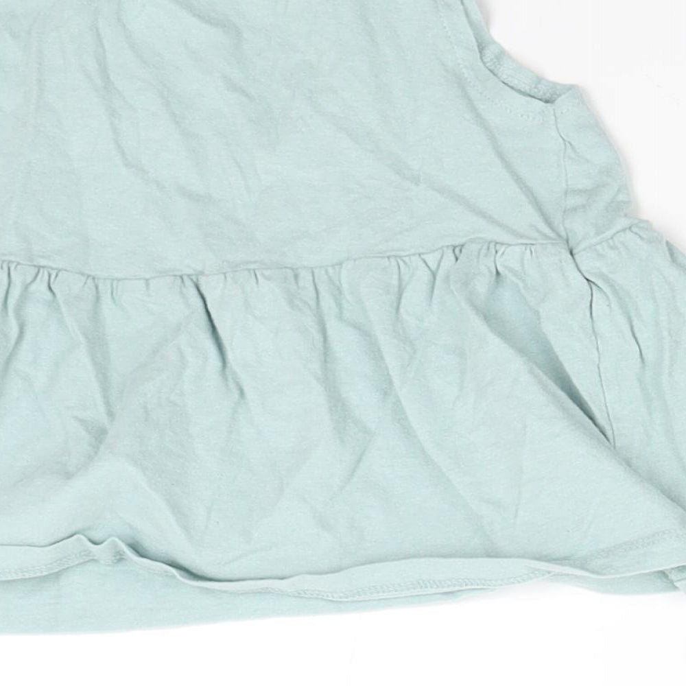 Pep&Co Girls Green   T-Shirt Dress  Size 3-4 Years