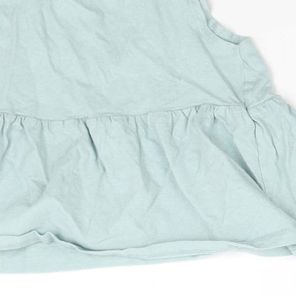 Pep&Co Girls Green   T-Shirt Dress  Size 3-4 Years