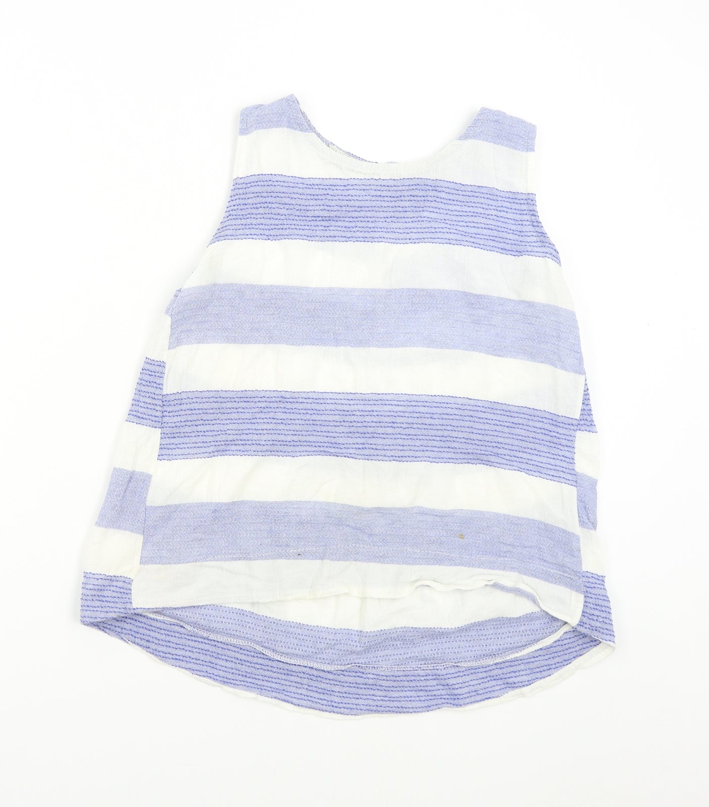 Womens UK Size M Preworn Blue Camisole Blouse