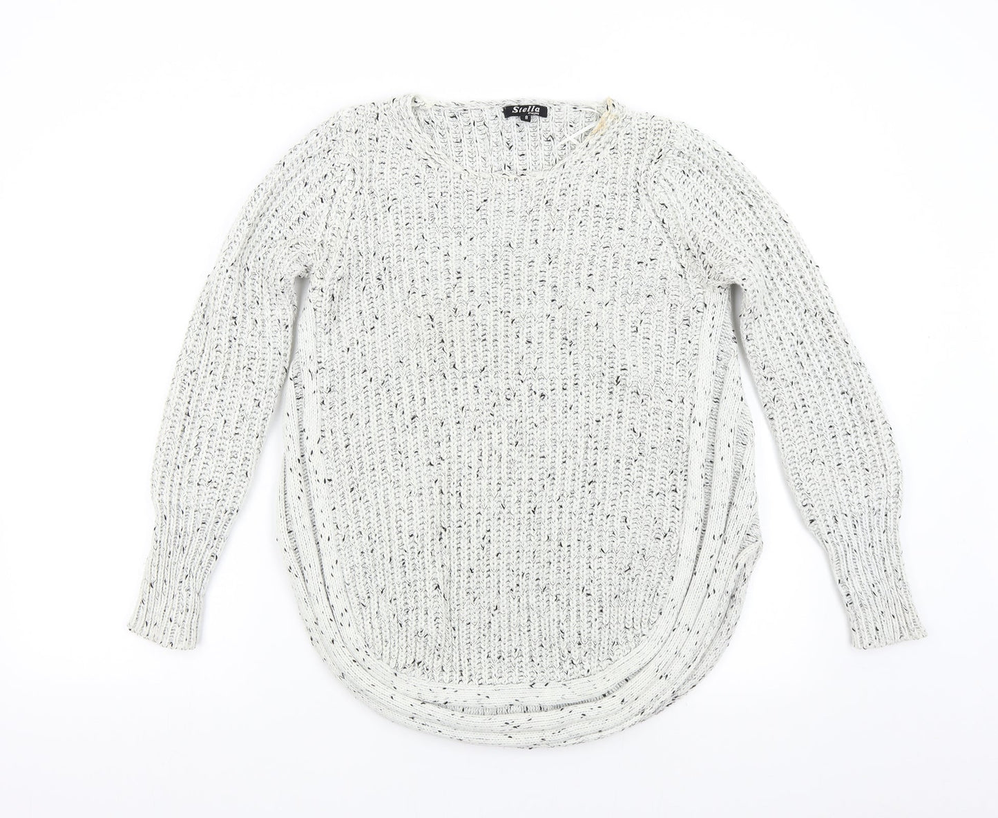 Womens UK Size 8 Stella Grey Pullover Jumper