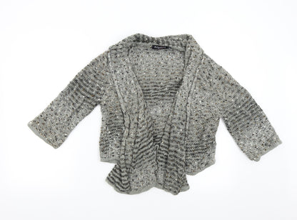 Womens UK Size M Angelina Grey Cardigan Jumper