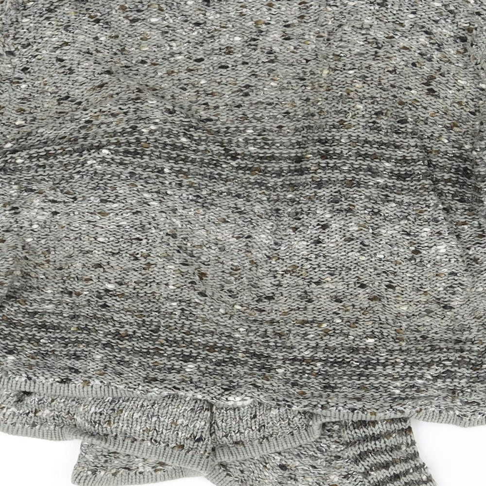 Womens UK Size M Angelina Grey Cardigan Jumper