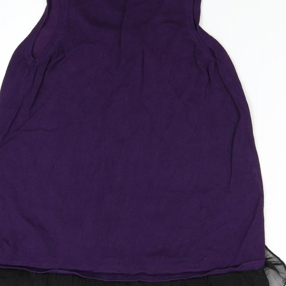 Womens UK Size M Tsega Purple Tunic Tank
