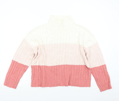 Womens UK Size M M&S Multicoloured Pullover Jumper