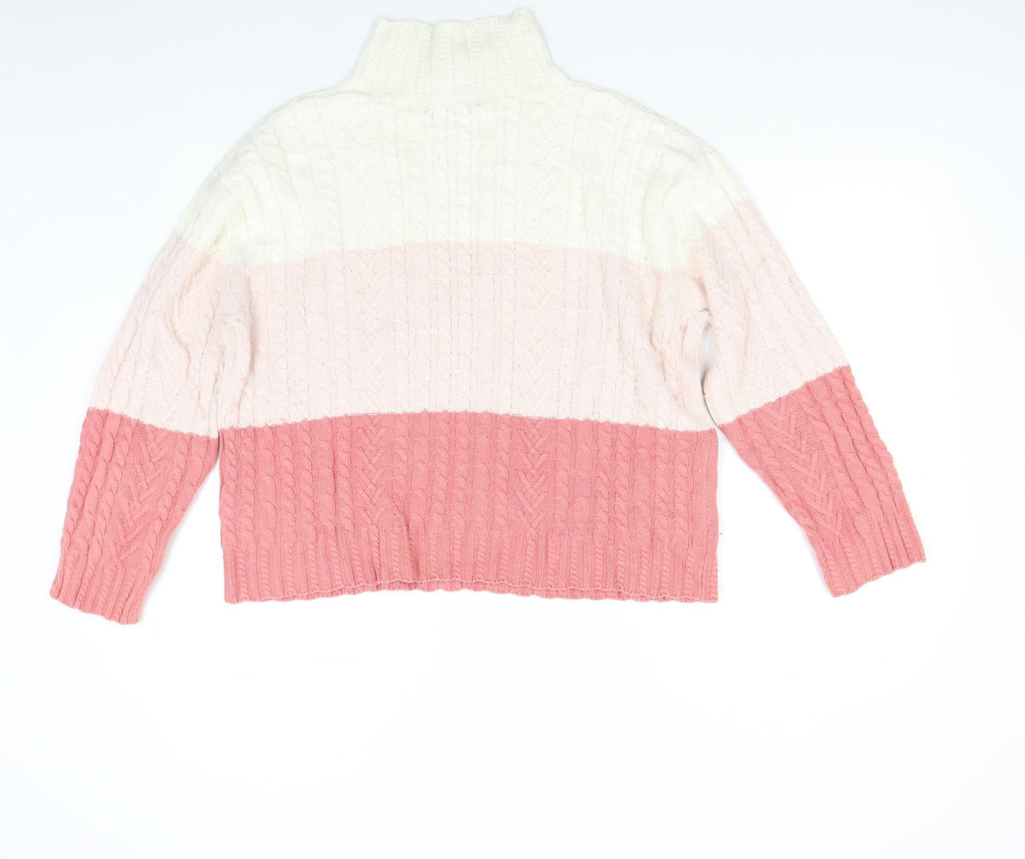 Womens UK Size M M&S Multicoloured Pullover Jumper