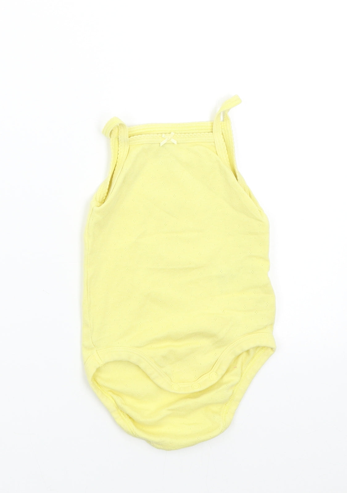 H&M Baby Yellow   Babygrow One-Piece Size 3-6 Months  - Organic Cotton