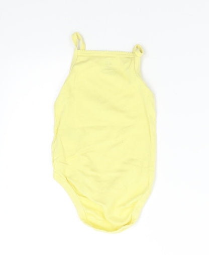 H&M Baby Yellow   Babygrow One-Piece Size 3-6 Months  - Organic Cotton