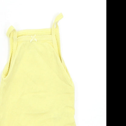 H&M Baby Yellow   Babygrow One-Piece Size 3-6 Months  - Organic Cotton