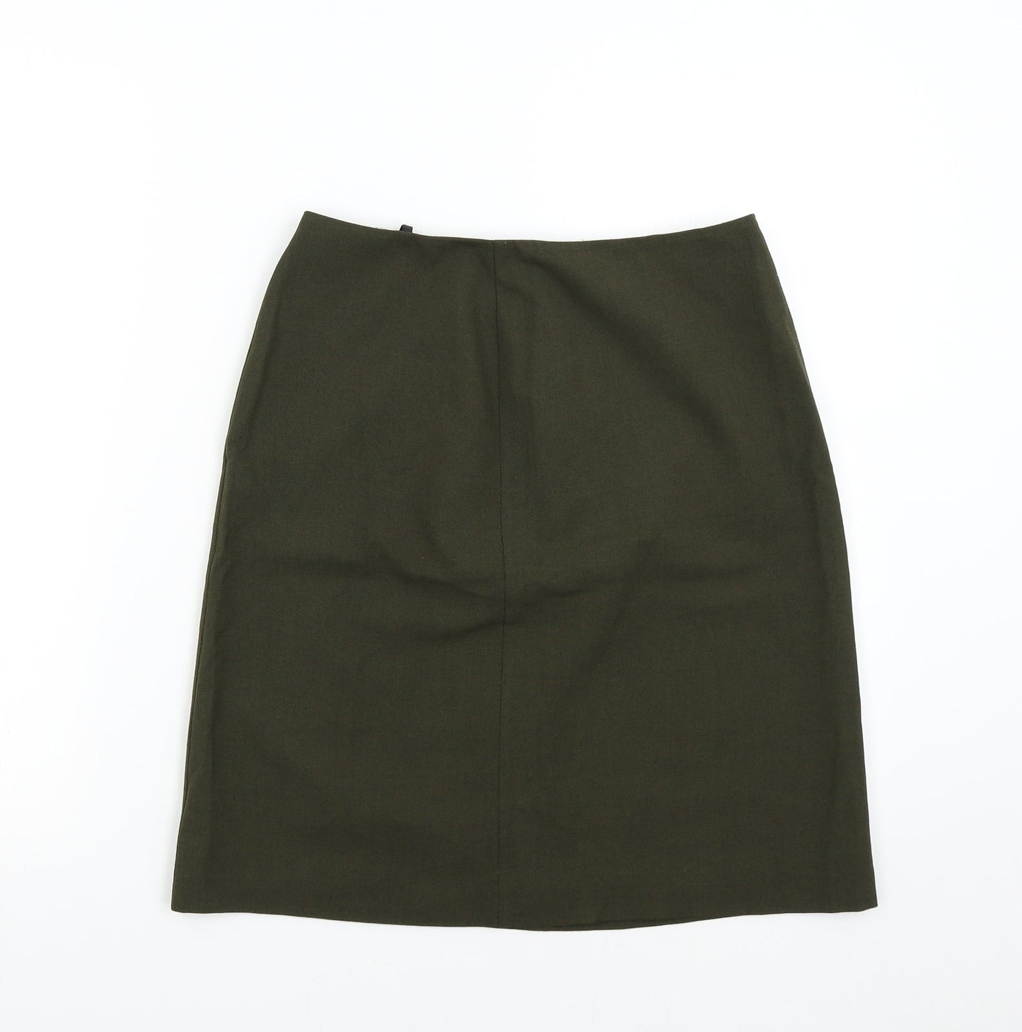 M&S Womens Green    Suit Skirt Size 10 L20 in - Smart Office Corporate