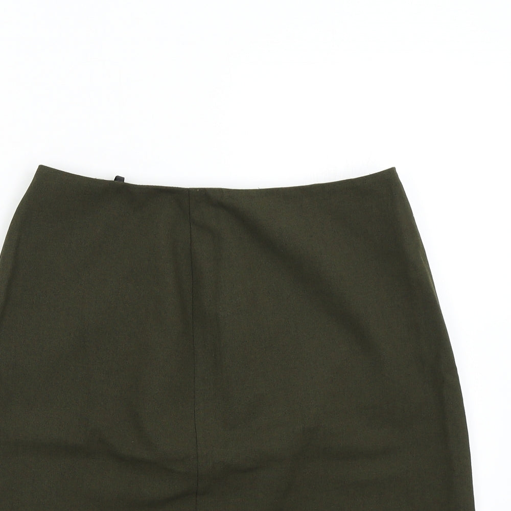 M&S Womens Green    Suit Skirt Size 10 L20 in - Smart Office Corporate