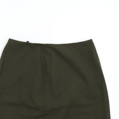 M&S Womens Green    Suit Skirt Size 10 L20 in - Smart Office Corporate