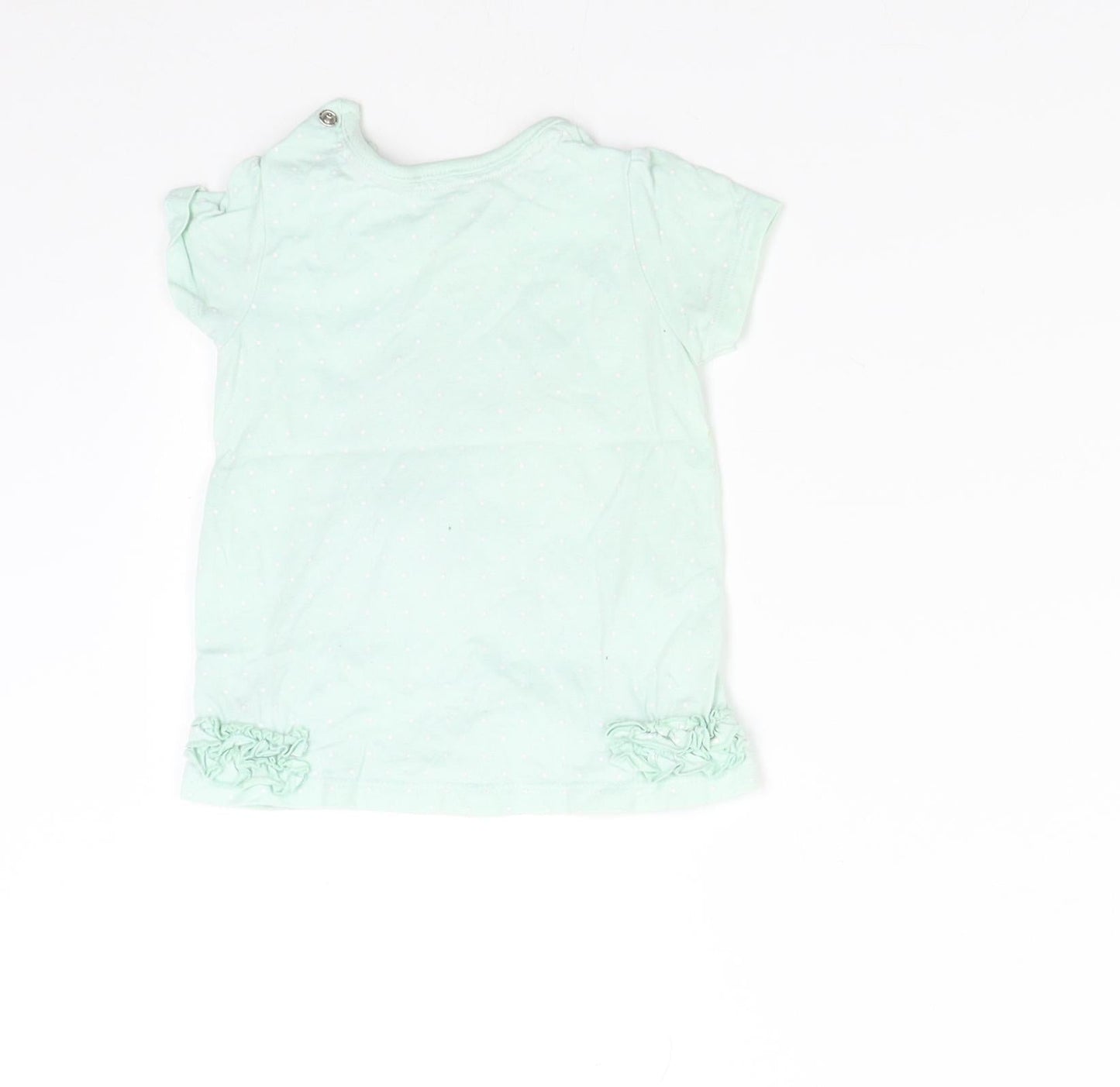 George Baby Green   Basic T-Shirt Size 9-12 Months  - Beach Hut