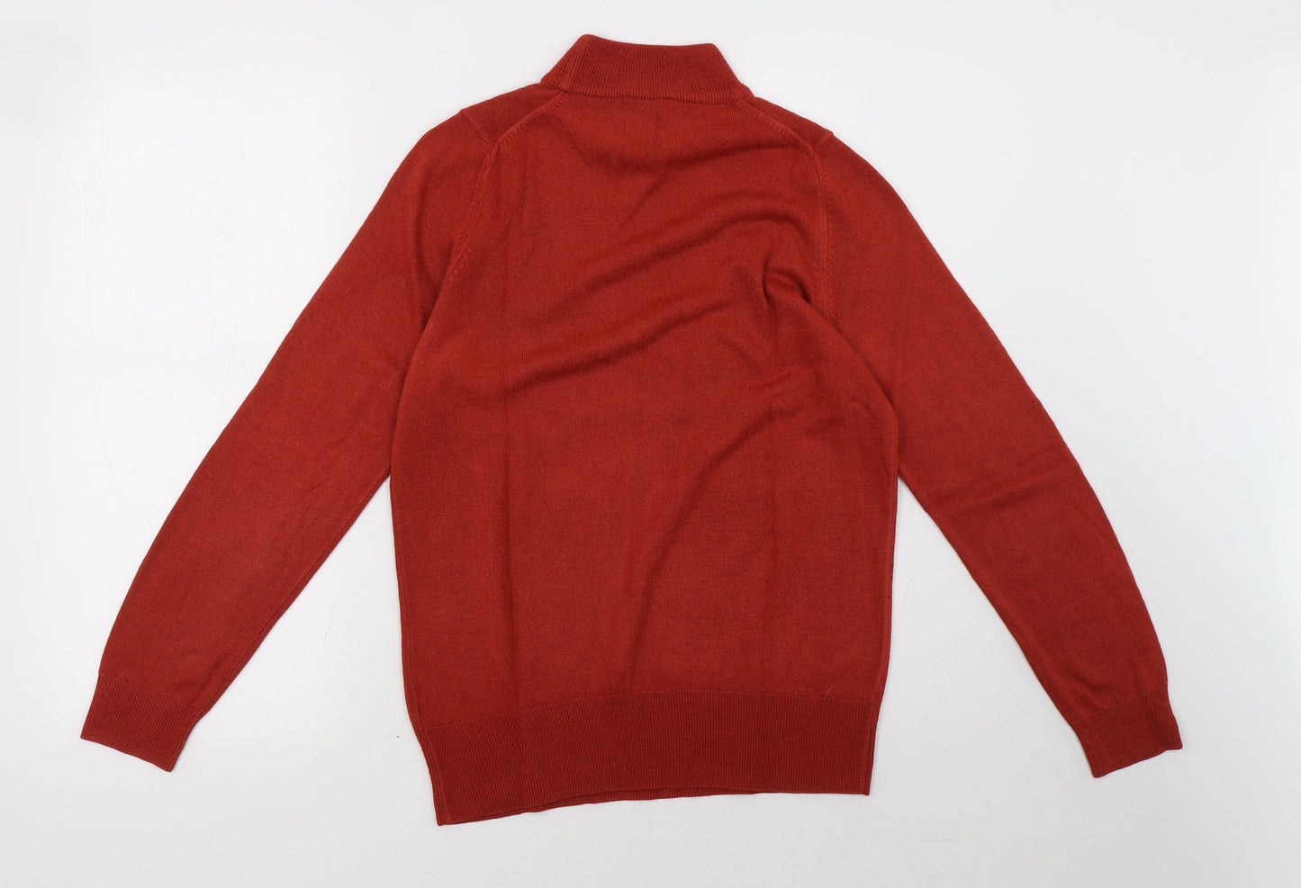 Womens UK Size 10 Marks and Spencer Orange Pullover Sweatshirt