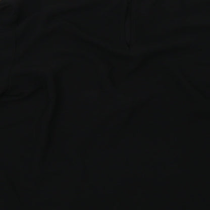 Womens UK Size 10 Dorothy Perkins Black Basic Blouse