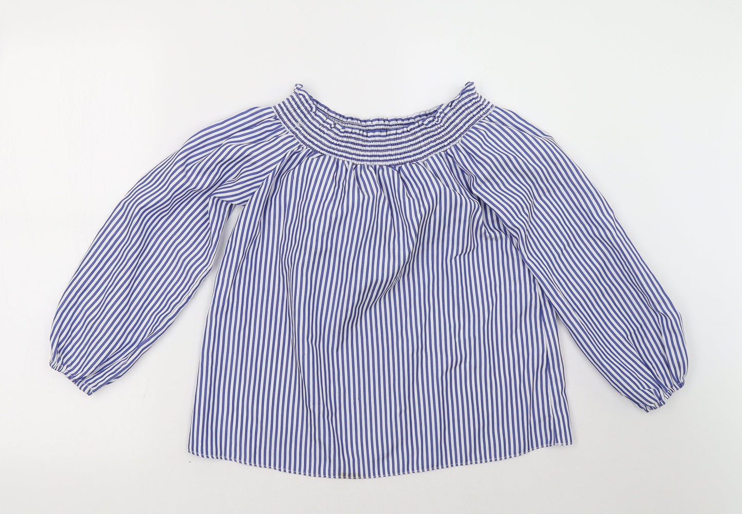 Womens UK Size 8 Select Blue Basic Blouse