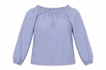 Womens UK Size 8 Select Blue Basic Blouse
