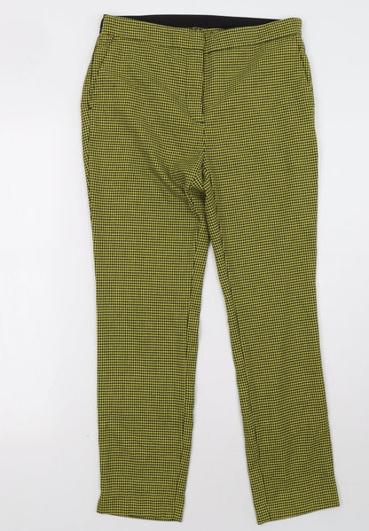 Womens UK Size 8 Preworn Regular Fit  Yellow Trousers