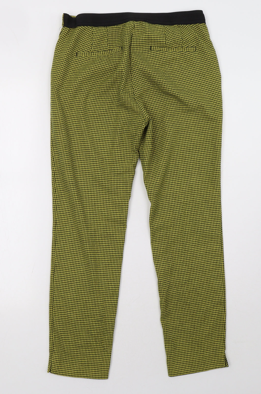 Womens UK Size 8 Preworn Regular Fit  Yellow Trousers