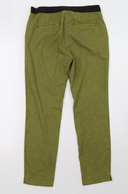 Womens UK Size 8 Preworn Regular Fit  Yellow Trousers
