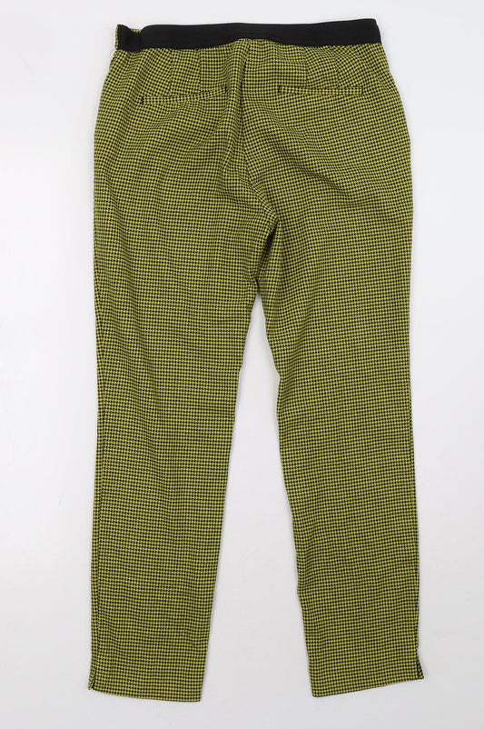 Womens UK Size 8 Preworn Regular Fit  Yellow Trousers