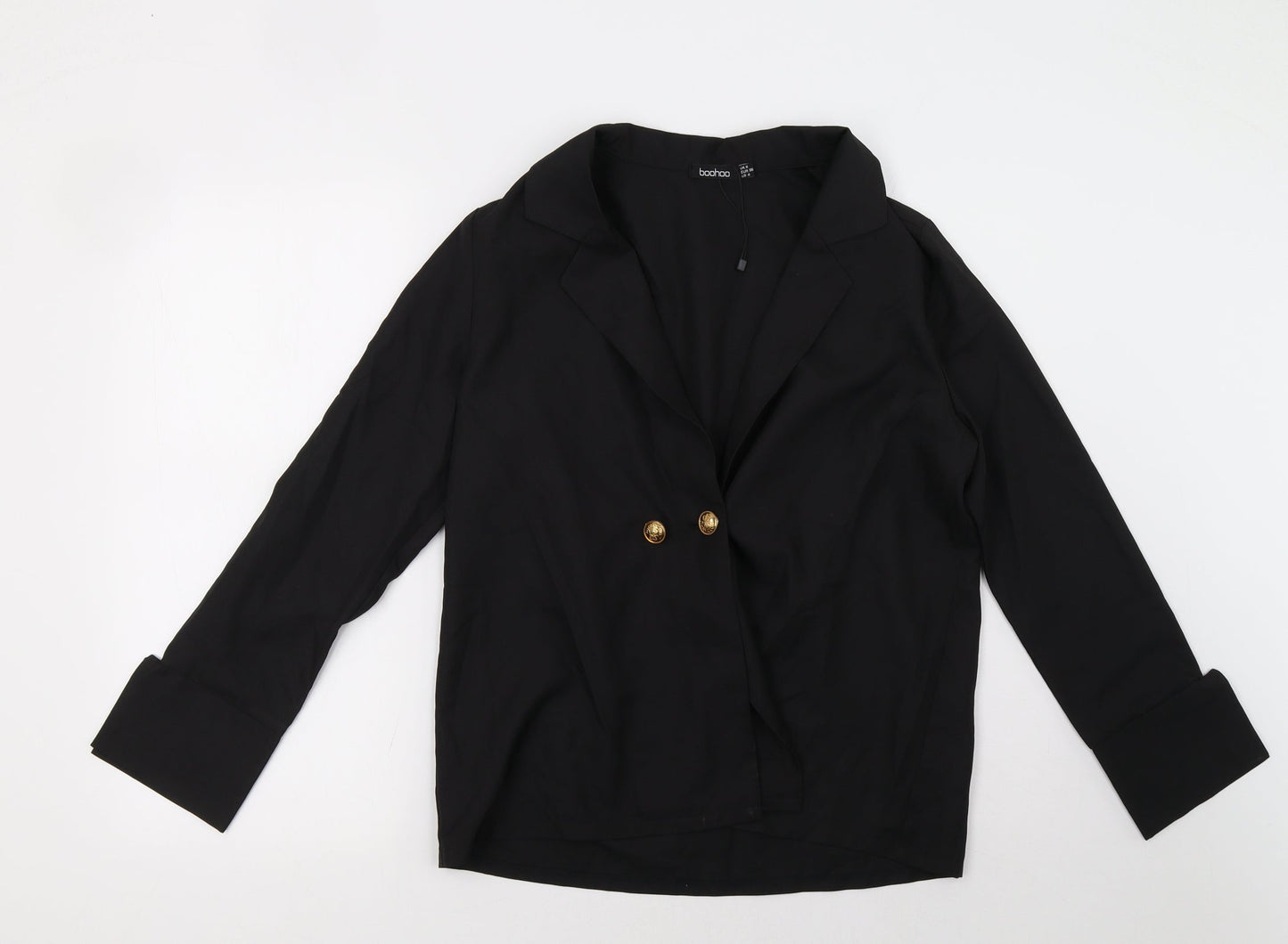 Womens UK Size 8 Boohoo Black Jacket