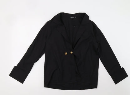 Womens UK Size 8 Boohoo Black Jacket