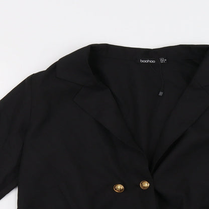 Womens UK Size 8 Boohoo Black Jacket