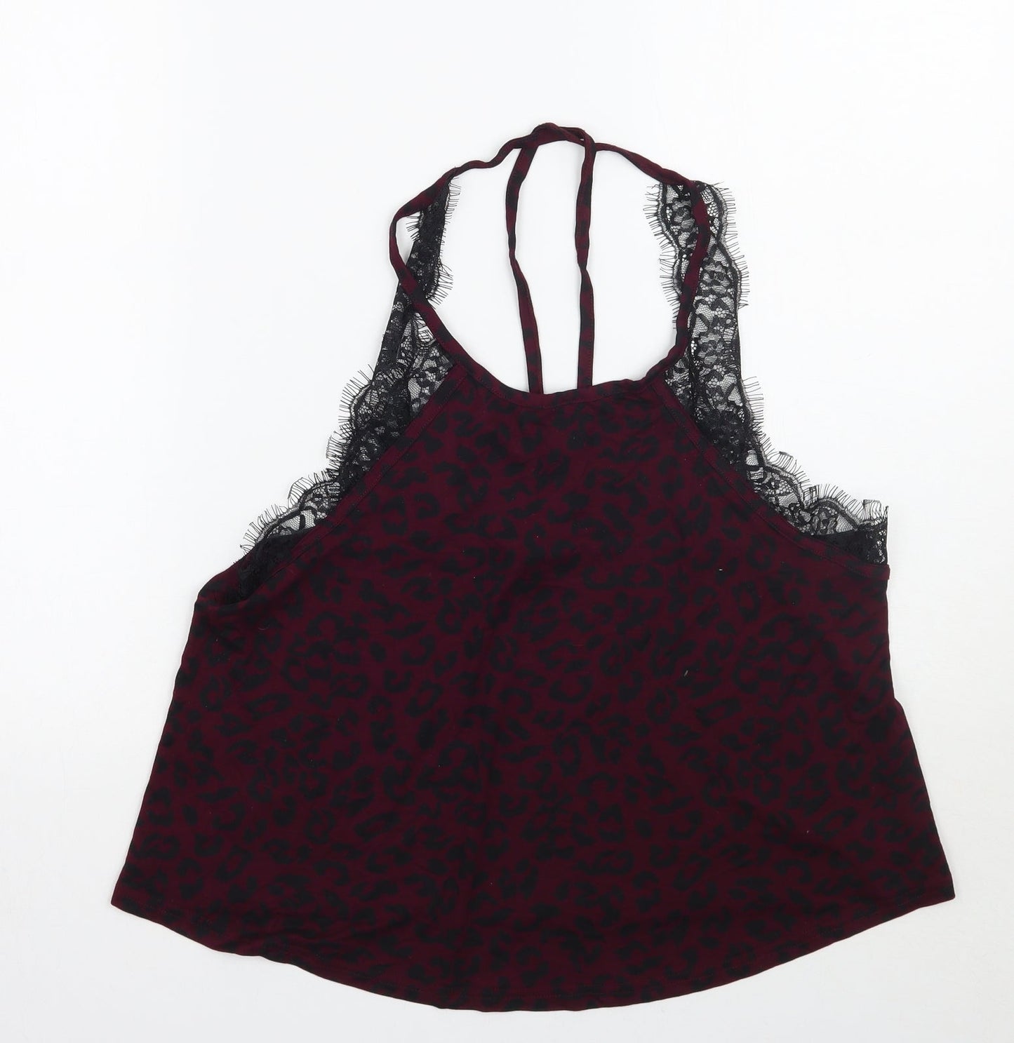Womens UK Size L Newlook Purple Basic Tank