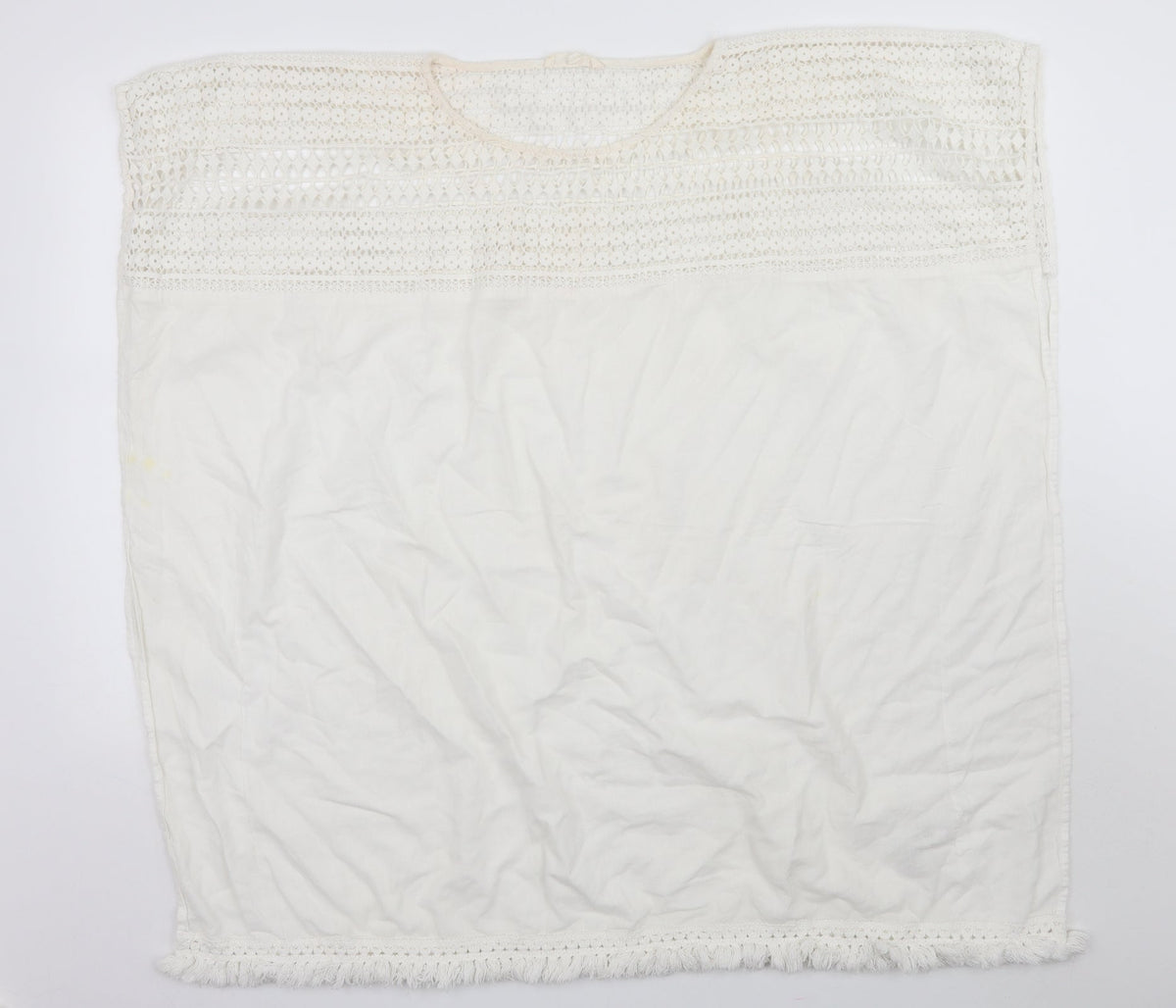 Additional front view of Next beach women’s white a-line, size M