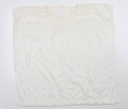 Additional front view of Next beach women’s white a-line, size M
