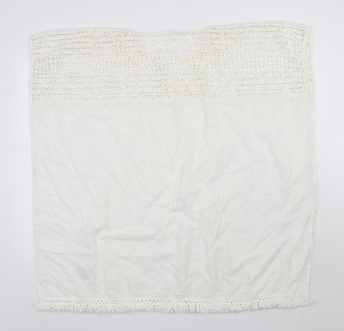 Back view of Next beach women’s white a-line, size M