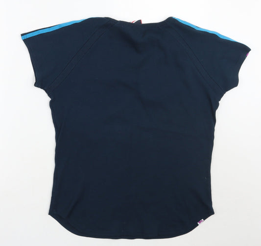 Lonsdale Womens Blue   Basic T-Shirt Size 14