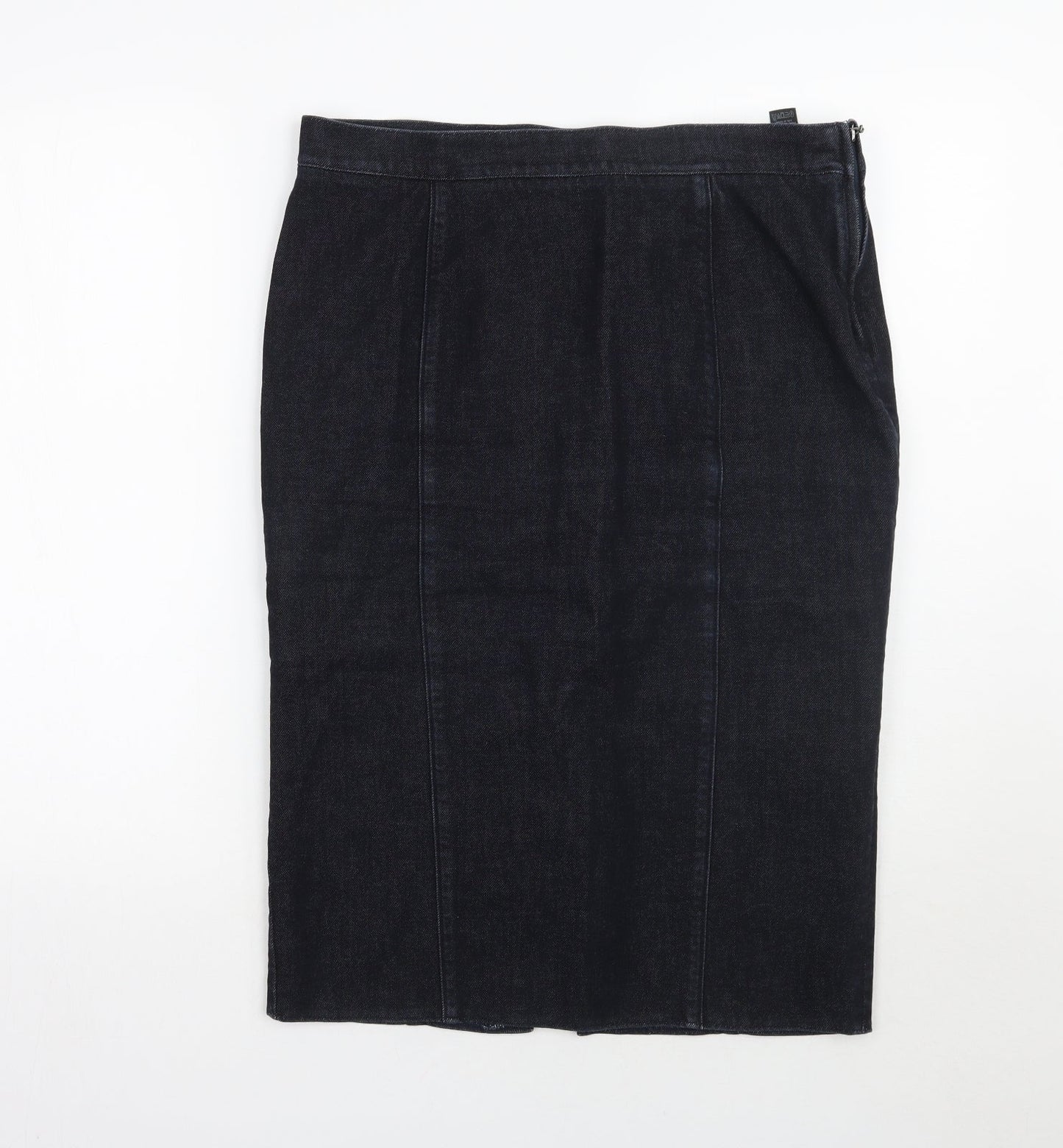 Marks and Spencer Womens Blue   Straight & Pencil Skirt Size 12