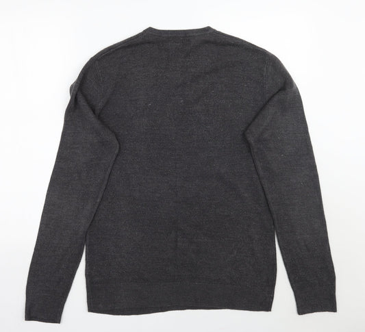 Easy Mens Brown   Pullover Jumper Size M