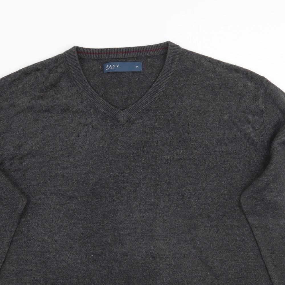 Easy Mens Brown   Pullover Jumper Size M