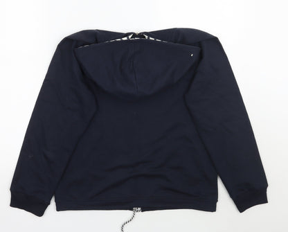 Back view of White Diamonds women’s blue jacket coat, size M