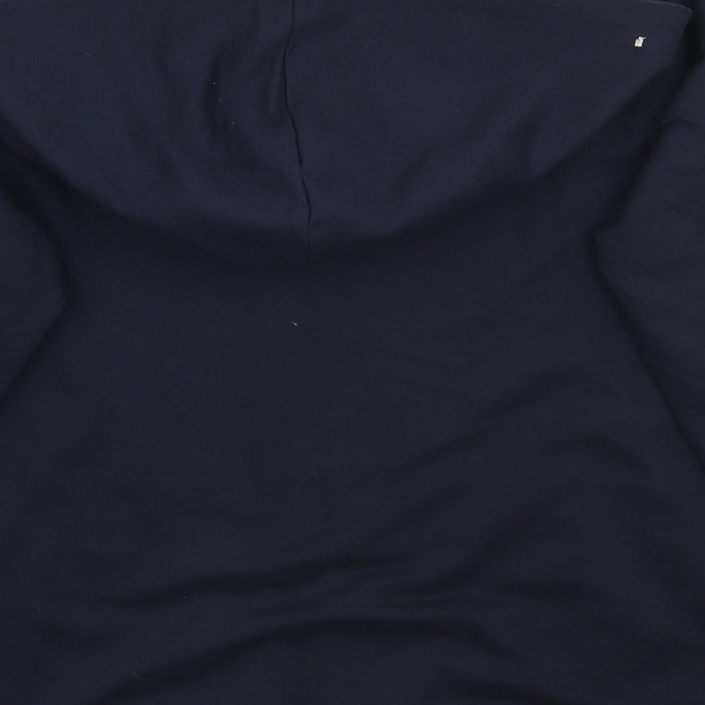 Brand and care label for White Diamonds women’s blue jacket coat, size M