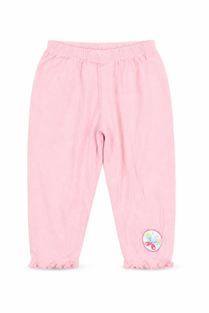 Front view of Mothercare girls’ pink sweatpants, size 2, years