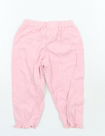 Mothercare Girls Pink   Sweatpants Trousers Size 2 Years