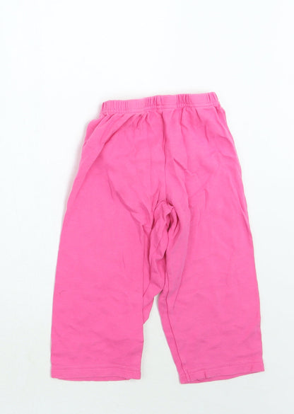 Mothercare Girls Pink   Sweatpants Trousers Size 2 Years