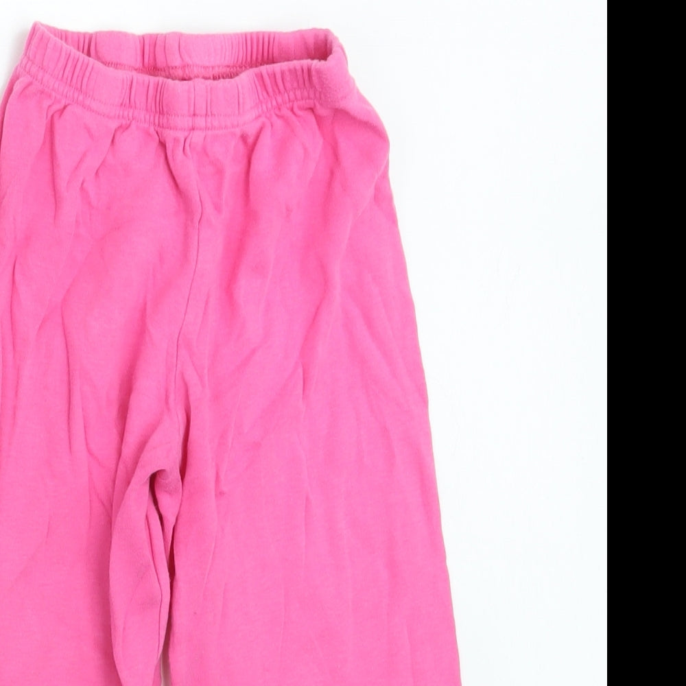 Mothercare Girls Pink   Sweatpants Trousers Size 2 Years