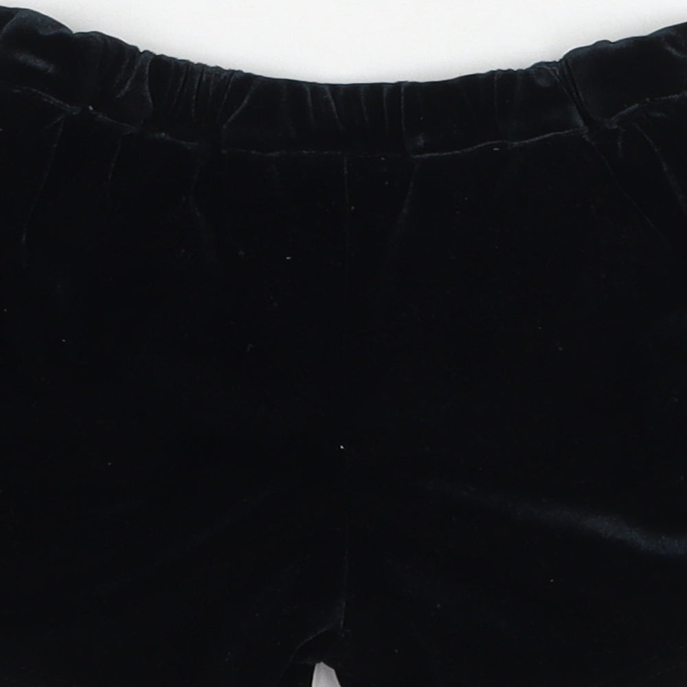 Marks and Spencer Girls Black   Sailor Shorts Size 2-3 Years