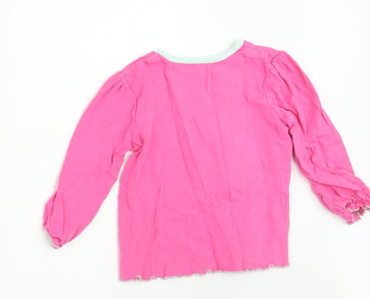 Mothercare Girls Pink   Basic T-Shirt Size 2 Years