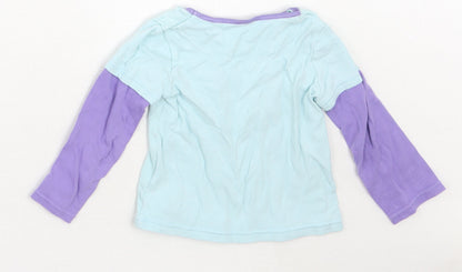Mothercare Girls Purple   Basic T-Shirt Size 2 Years