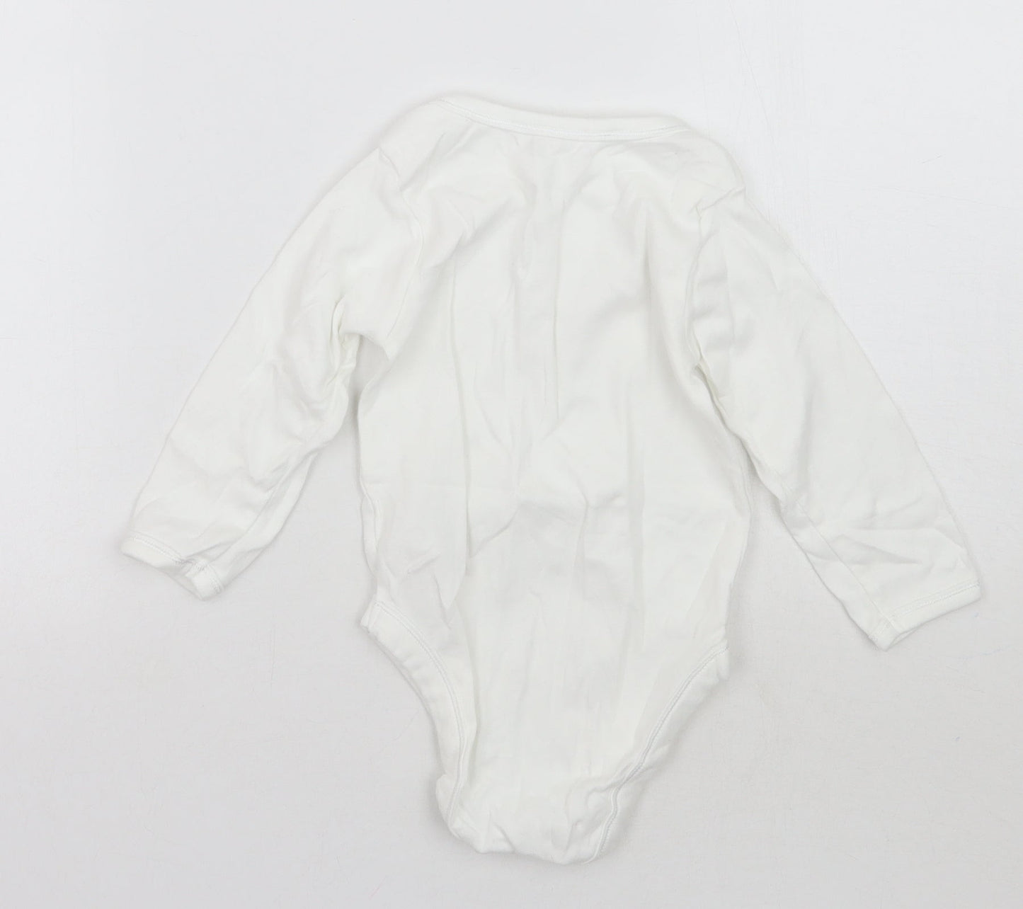 Mothercare Girls White   Babygrow One-Piece Size 18-24 Months