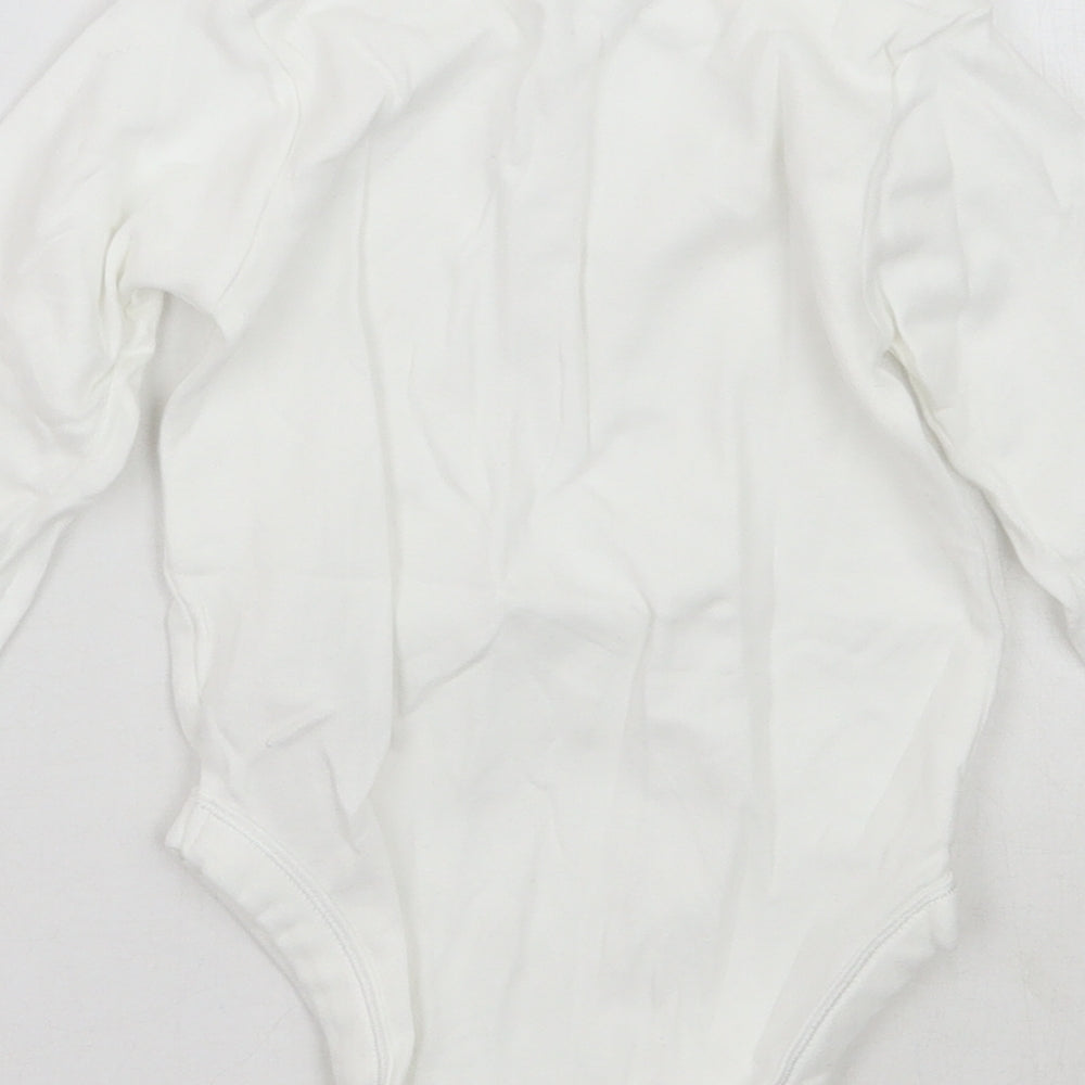 Mothercare Girls White   Babygrow One-Piece Size 18-24 Months