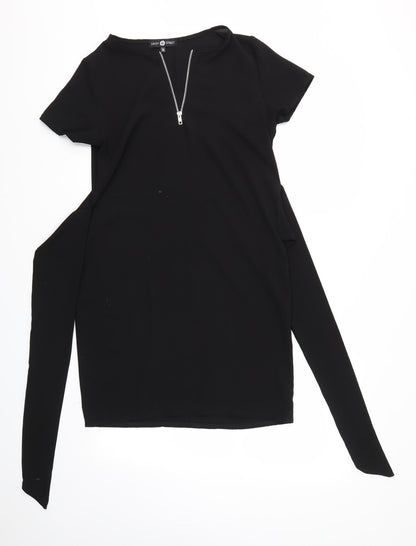 Daisy Street Womens Black   Shirt Dress  Size 8