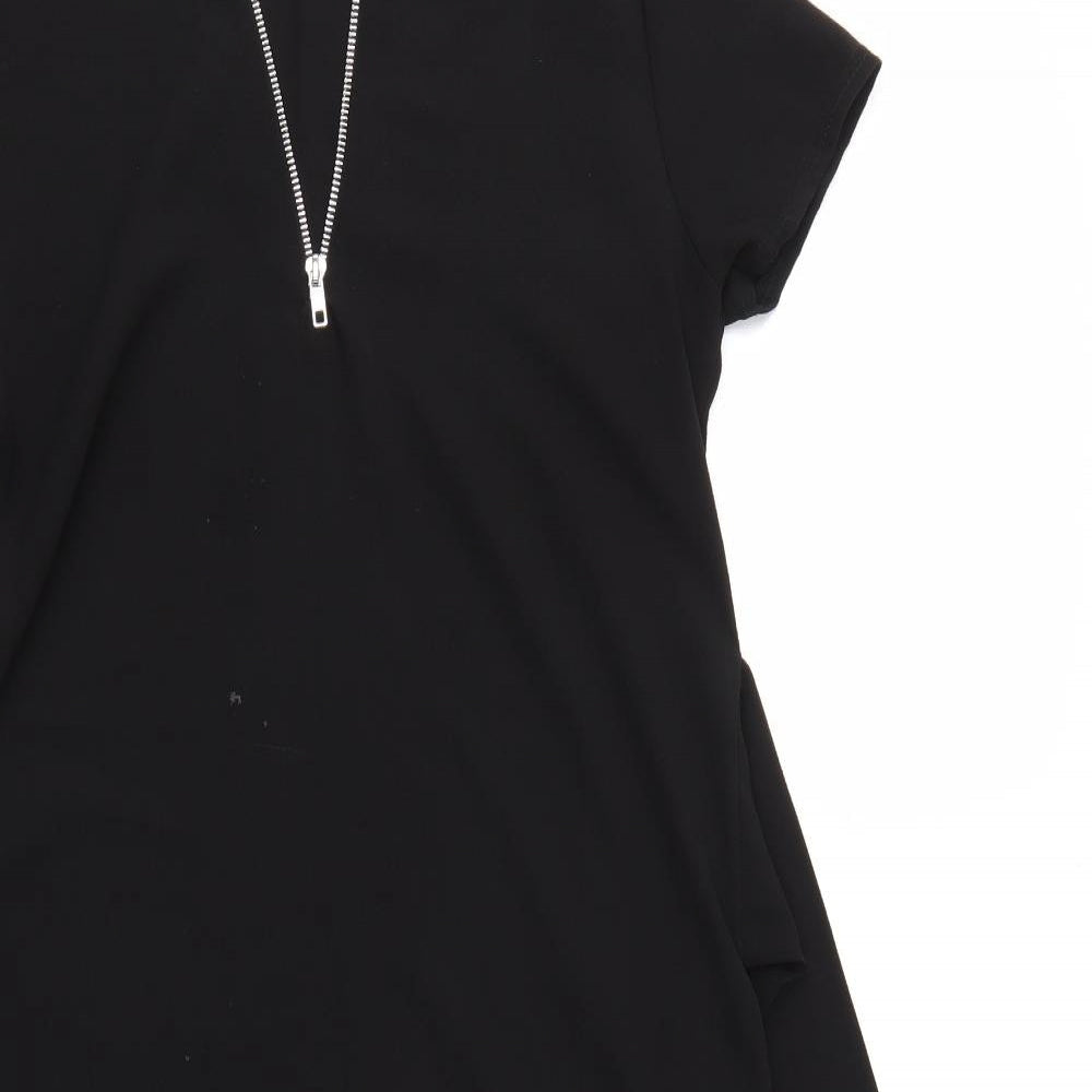 Daisy Street Womens Black   Shirt Dress  Size 8