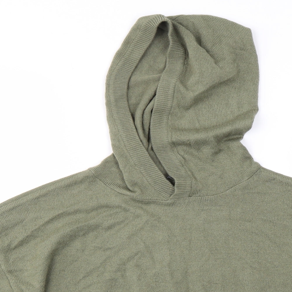 Select Womens Green   Pullover Hoodie Size S