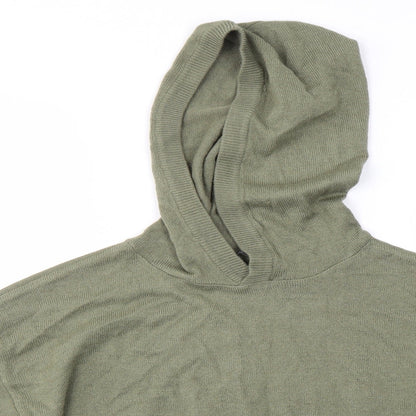 Select Womens Green   Pullover Hoodie Size S